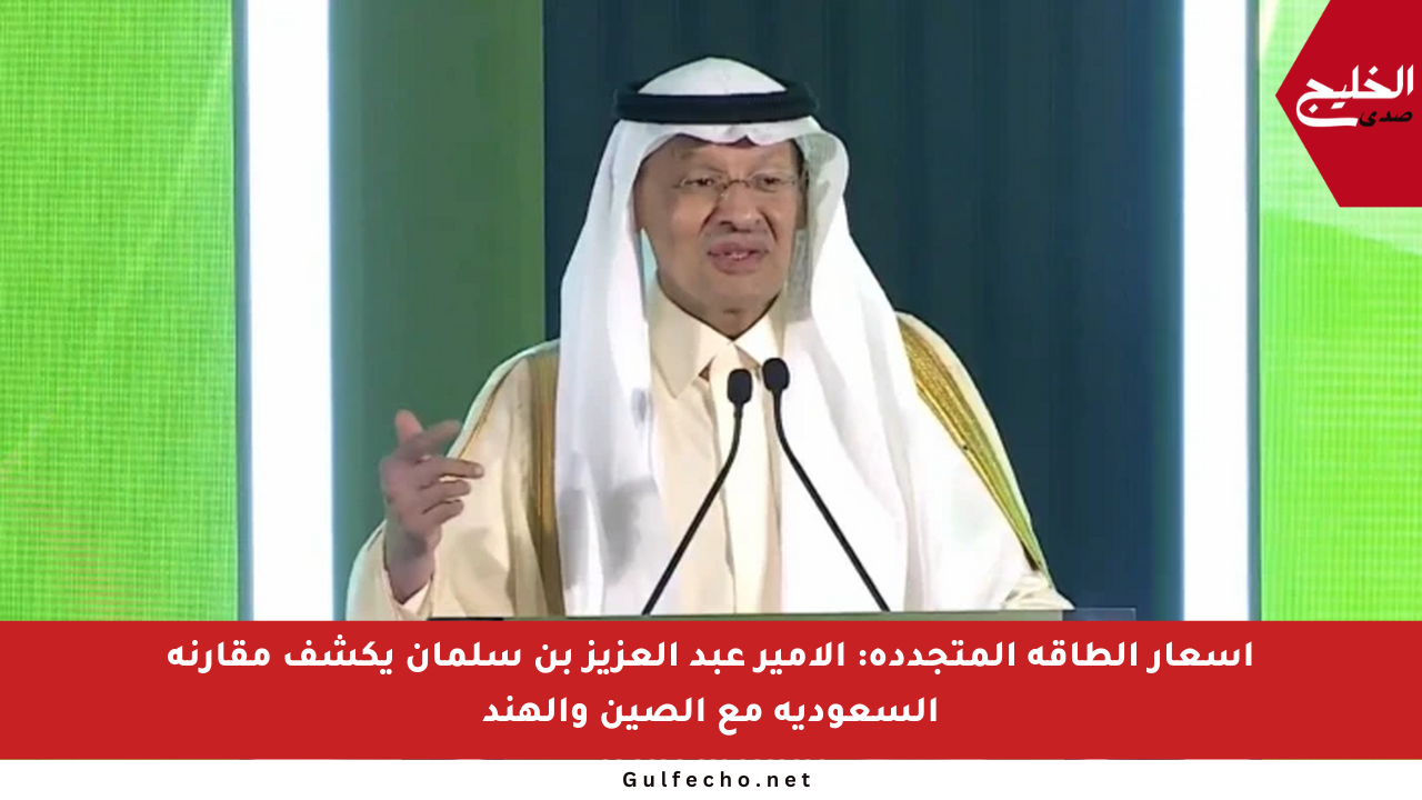 أسعار الطاقة المتجددة: الأمير عبد العزيز بن سلمان يكشف مقارنة السعودية مع الصين والهند